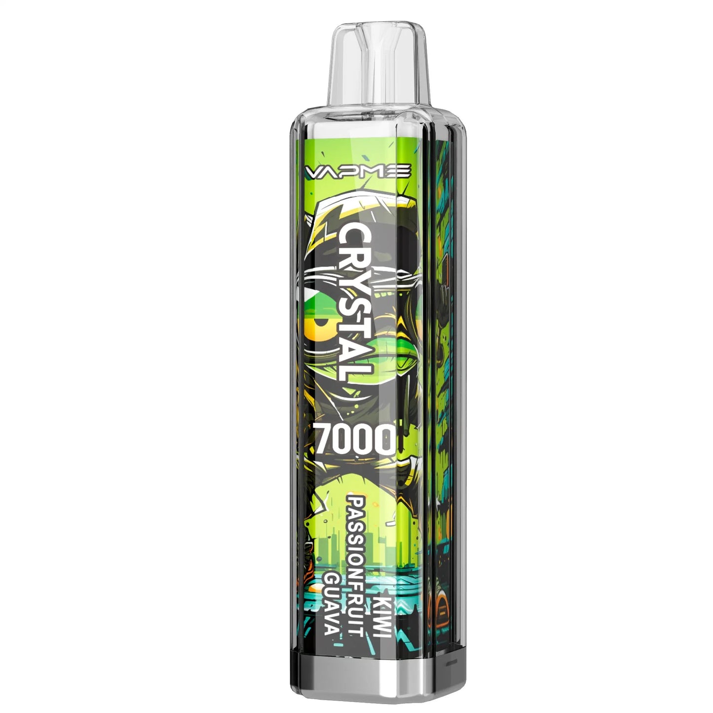 vapme crystal 7000 puffs oplaadbaar USBC 2% nicotinezout 14ml liquid tank